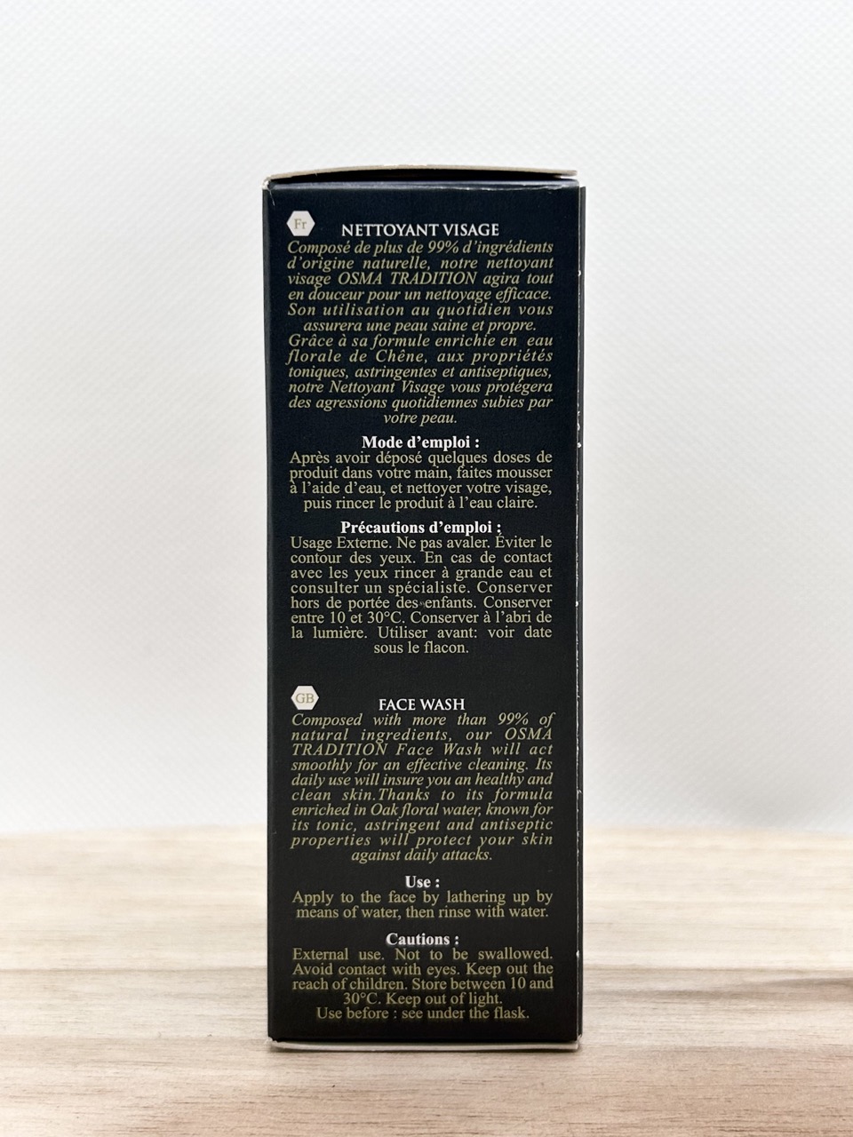 nettoyant visage Osma